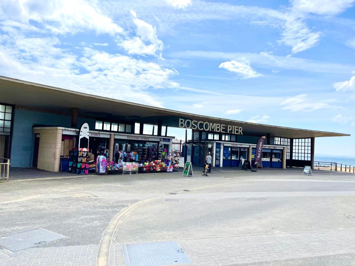 Sea View Family Stay By Beach Gym & Parking Bournemouth Luaran gambar