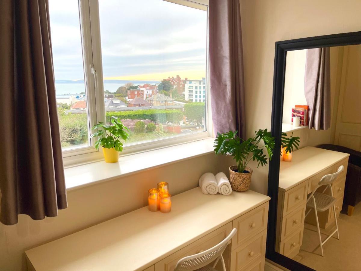 Sea View Family Stay By Beach Gym & Parking Bournemouth Luaran gambar