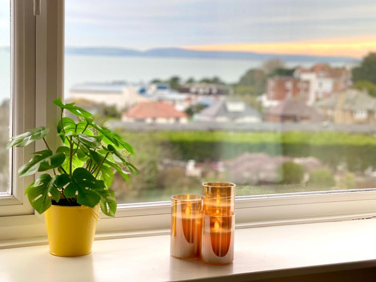 Sea View Family Stay By Beach Gym & Parking Bournemouth Luaran gambar