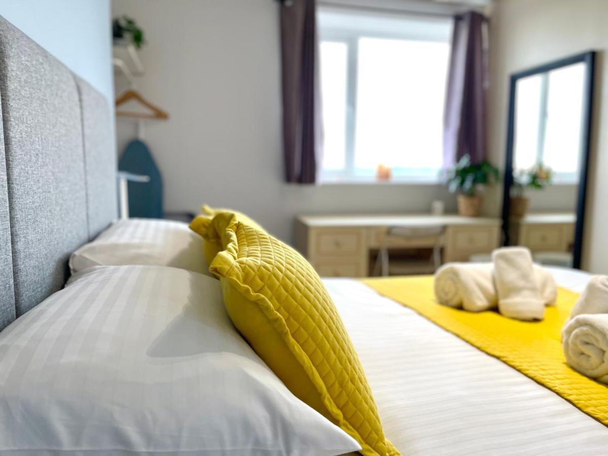 Sea View Family Stay By Beach Gym & Parking Bournemouth Luaran gambar