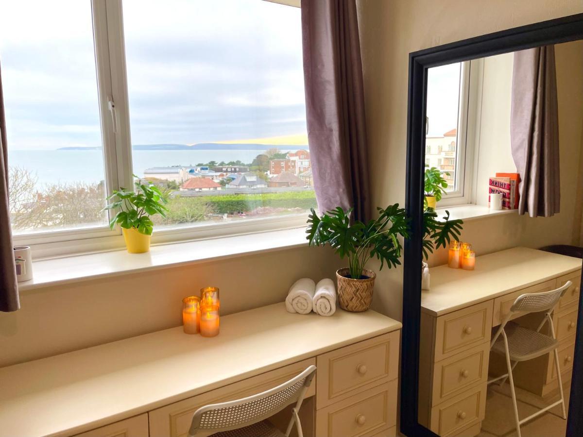 Sea View Family Stay By Beach Gym & Parking Bournemouth Luaran gambar