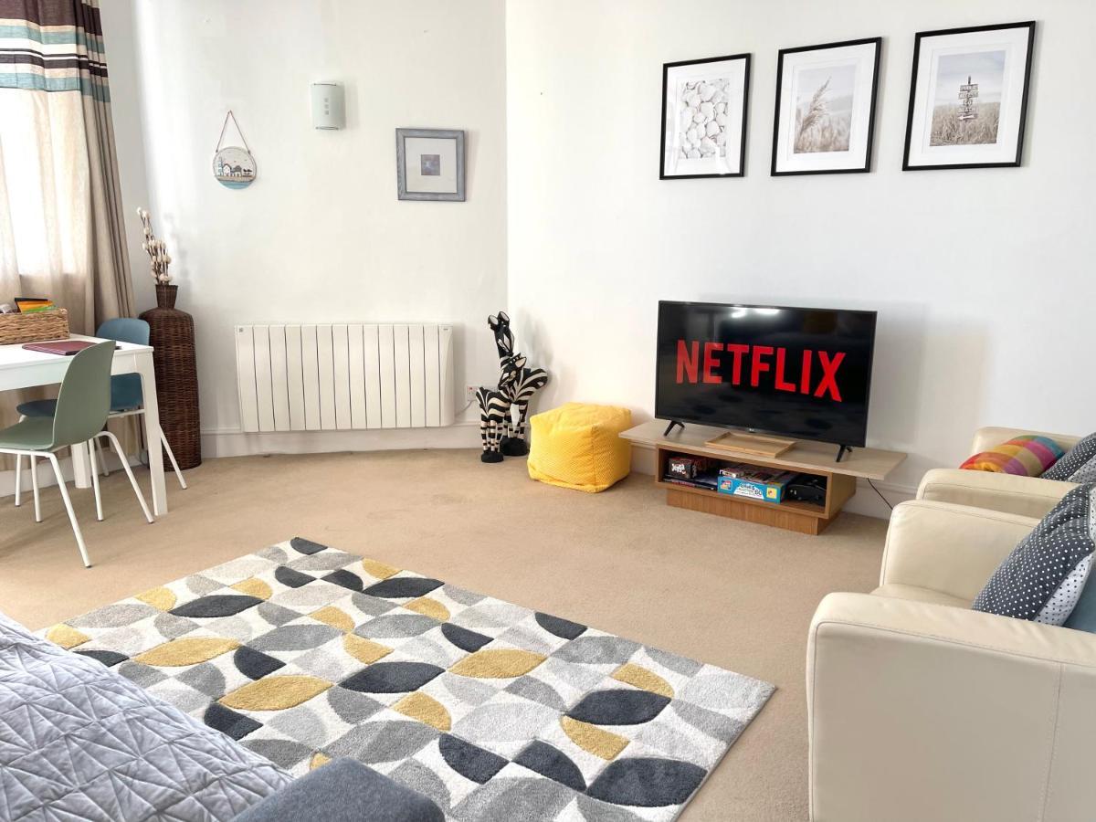 Sea View Family Stay By Beach Gym & Parking Bournemouth Luaran gambar